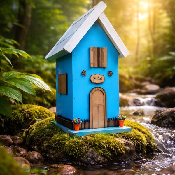 Caixa para Criação de Abelhas Sem Ferrão - Formato de Casa